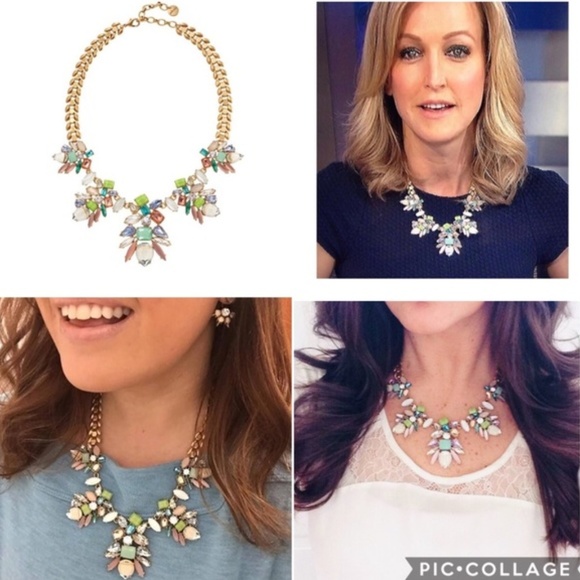 Stella & Dot | Crystal Encrusted Vntg Gold Gorgeous Trellis Statement Ne… - Picture 6 of 10